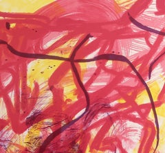 Composizione astratta III, litografia espressionista astratta di Dana Gordon