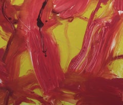 Abstract V, Abstract Expressionist Monotype by Dana Gordon