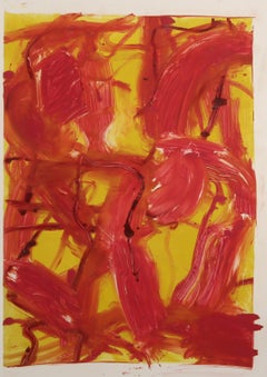 Abstract V, Abstract Expressionist Monotype by Dana Gordon