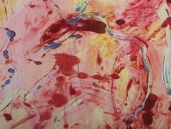 Abstract VI, Abstract Expressionist Monotype by Dana Gordon