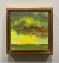 "Funnel I" by Dana Hawk, Original Oil Painting, Tornado