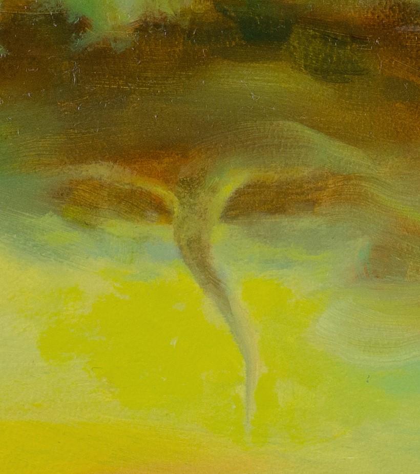 „Funnel I“ von Dana Hawk, Original-Ölgemälde, Tornado im Angebot 3