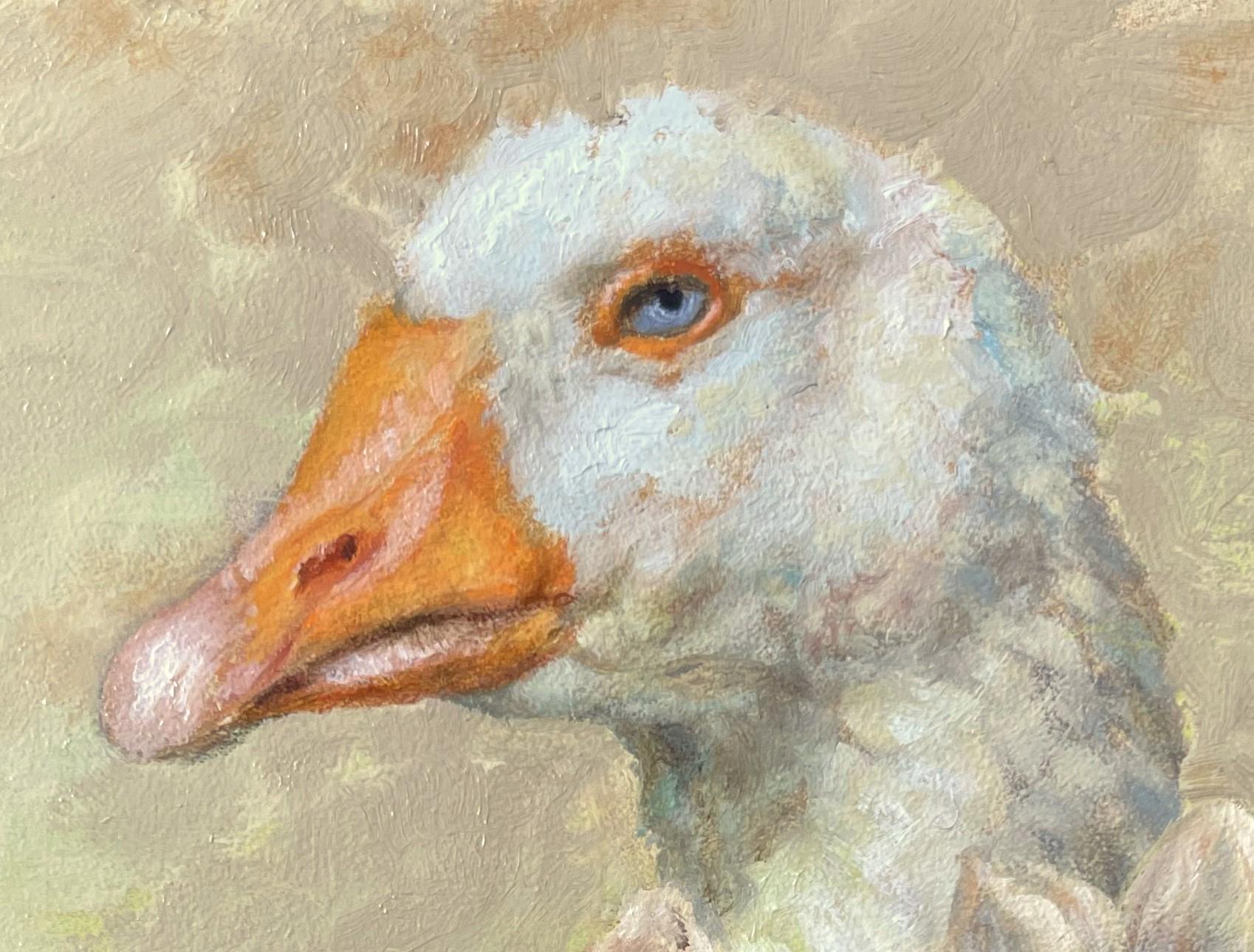 « Oie cuite » de Dana Hawk, oiseau orné de fleurs en vente 2
