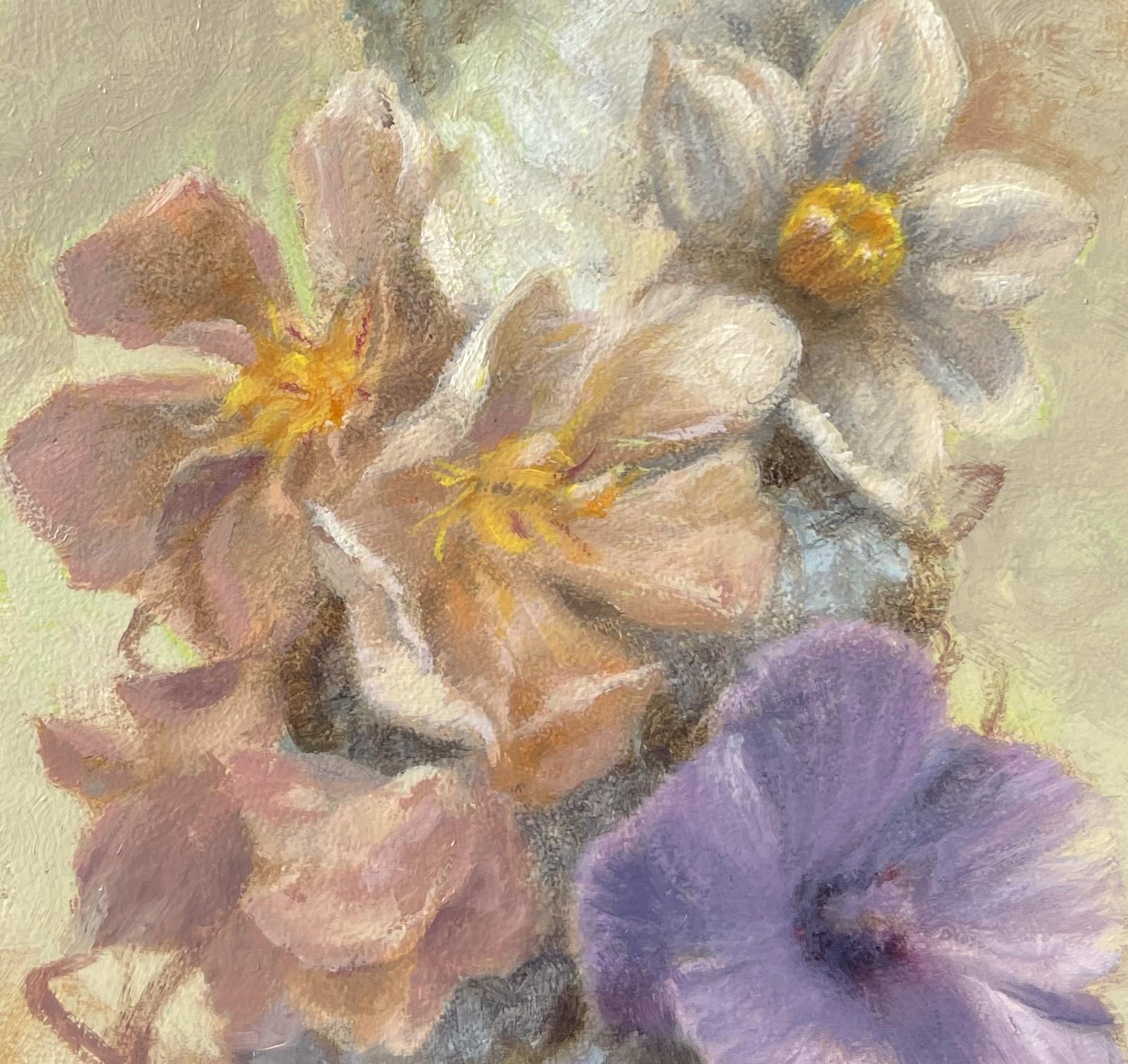 « Oie cuite » de Dana Hawk, oiseau orné de fleurs en vente 3