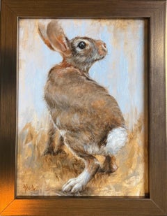 "Lucky Foot" (2023) By Dana Hawk, Original Oil Painting on Panel