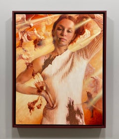 „Undying Resolve in a Sure Loss“ von Dana Hawk, Original-Ölgemälde