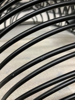 Lampe à suspension Dana, noire, de Souda, en stock, modèle de sol