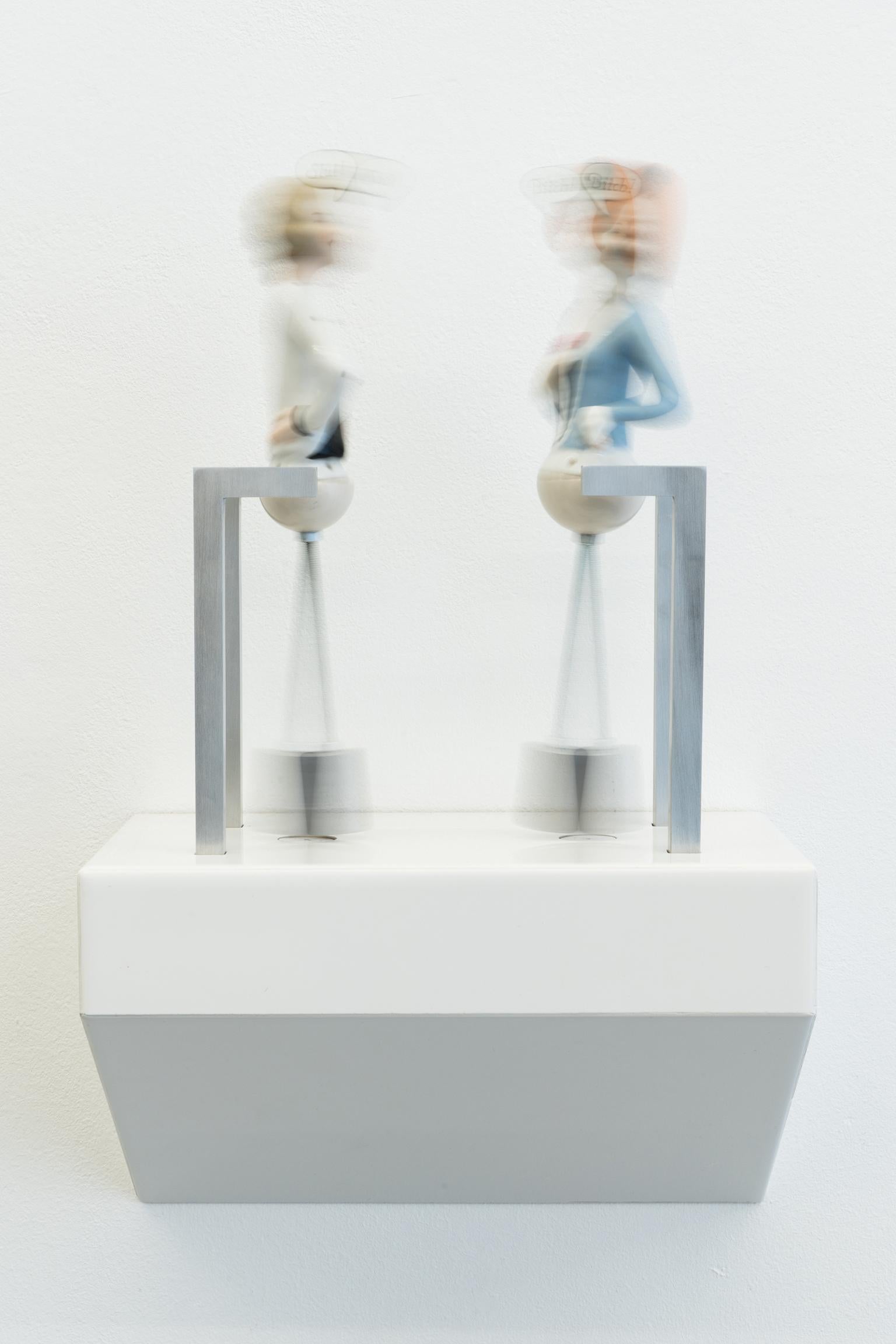 Half dolls talk No. 2 - Sculpture by Dana Widawski