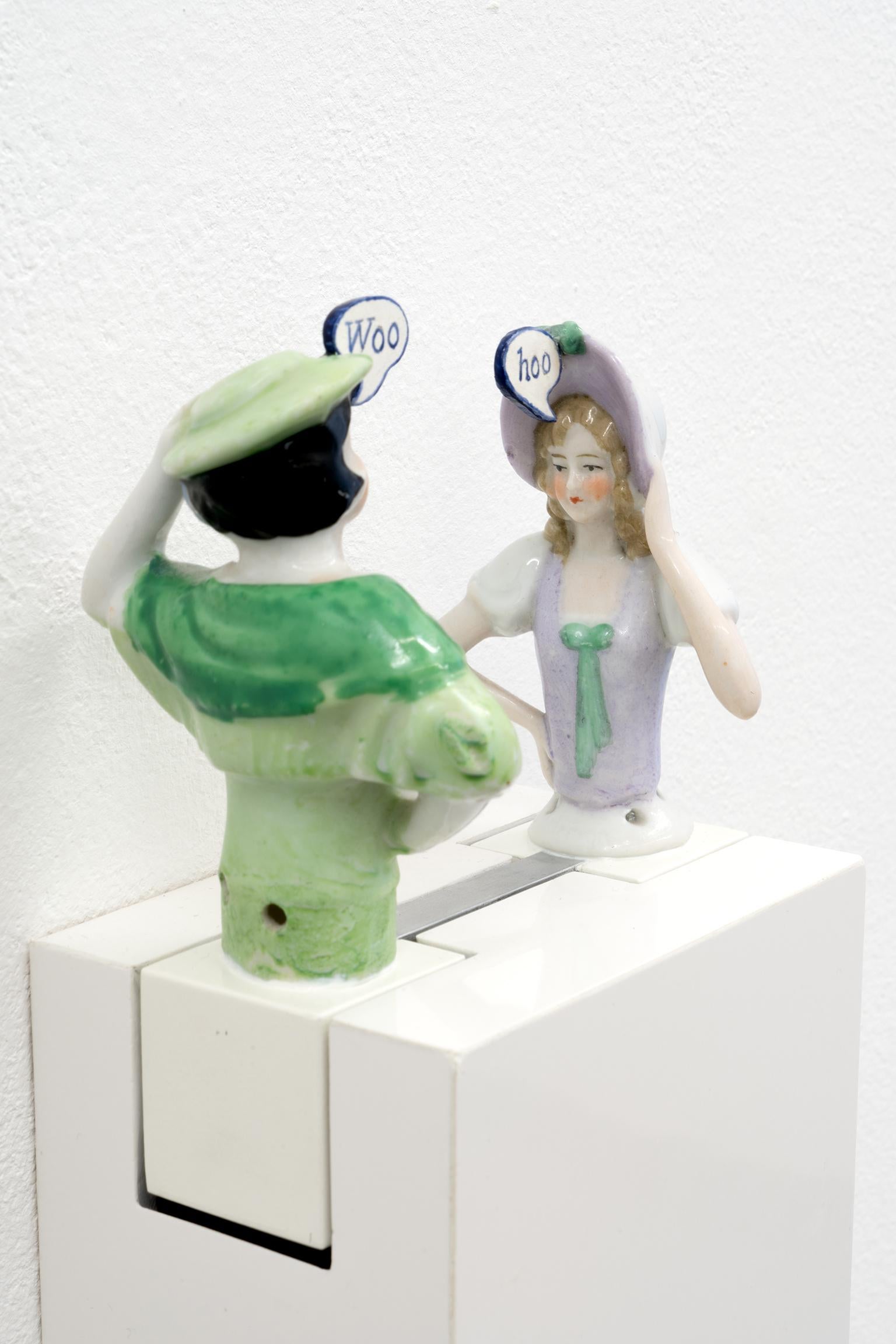 Half dolls talk No. 6 - Sculpture by Dana Widawski