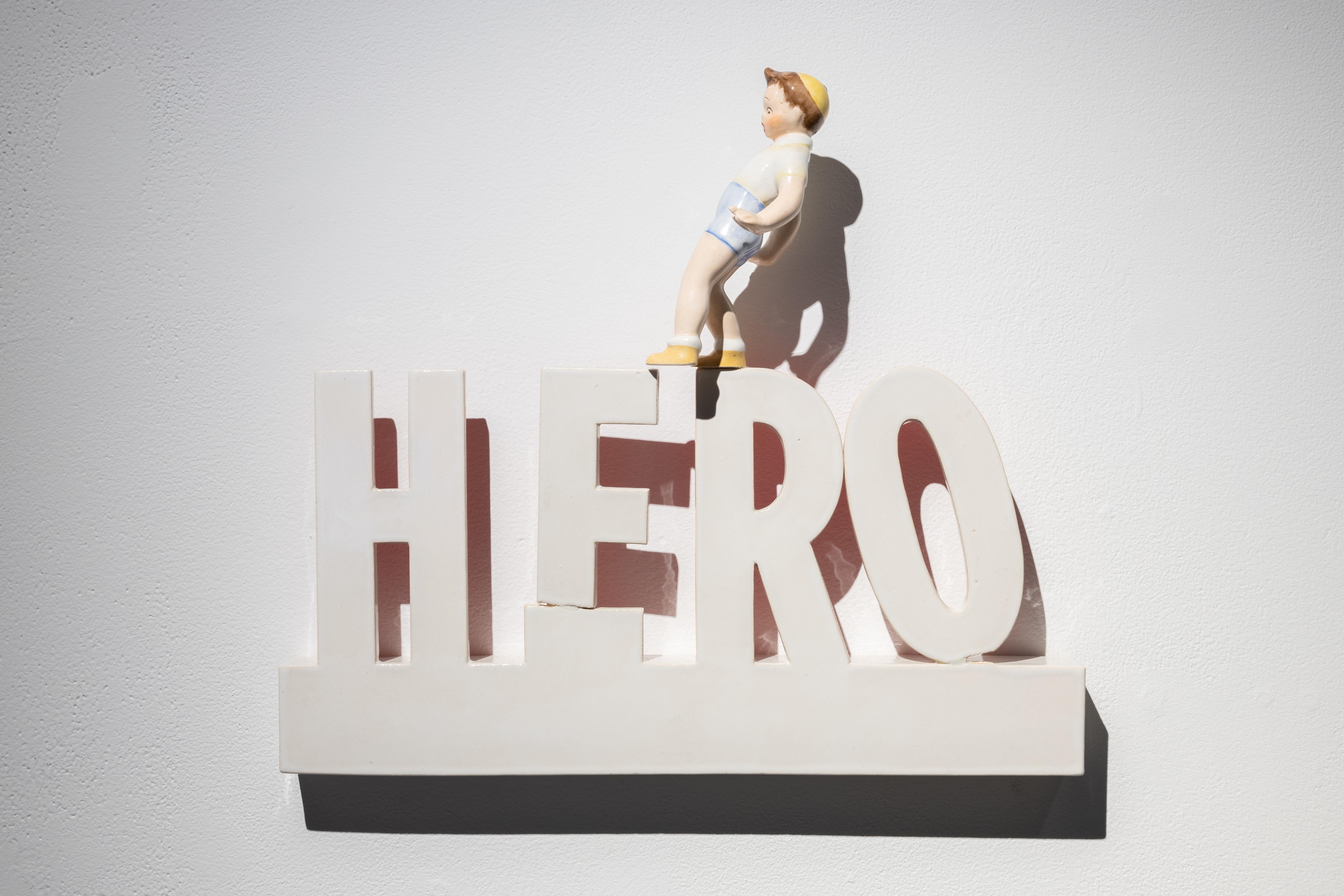 Dana Widawski Figurative Sculpture - Hero