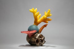 "Coral Skull" Sculpture