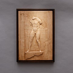 "Male Figure" Bas-relief Sculpture