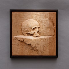 "Skull" Bas-relief Sculpture