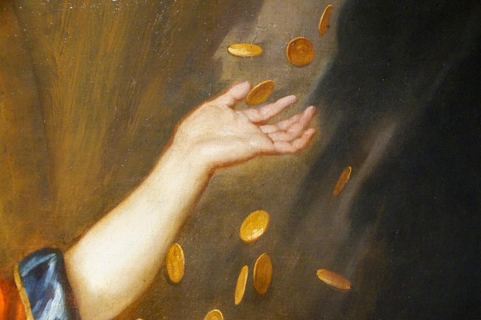 Canvas Danaë and the Shower of Gold, Dutch Master Painting, ca 1800
