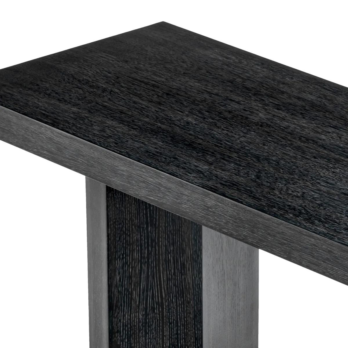 Oak Danama Console Table For Sale