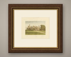 Danbury Palace, Essex, Antique Morris Woodblock Print, circa 1870