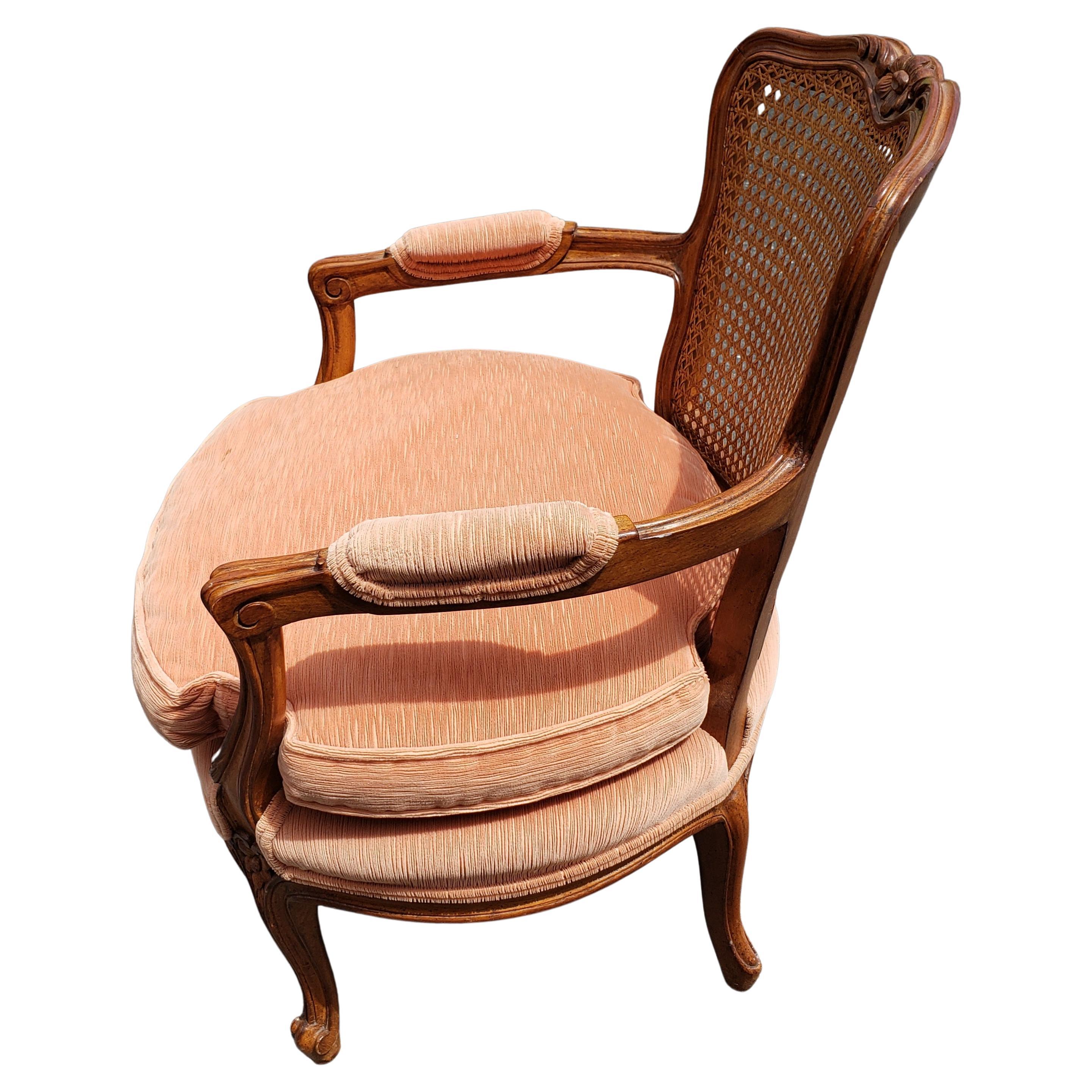 cane bergere chair