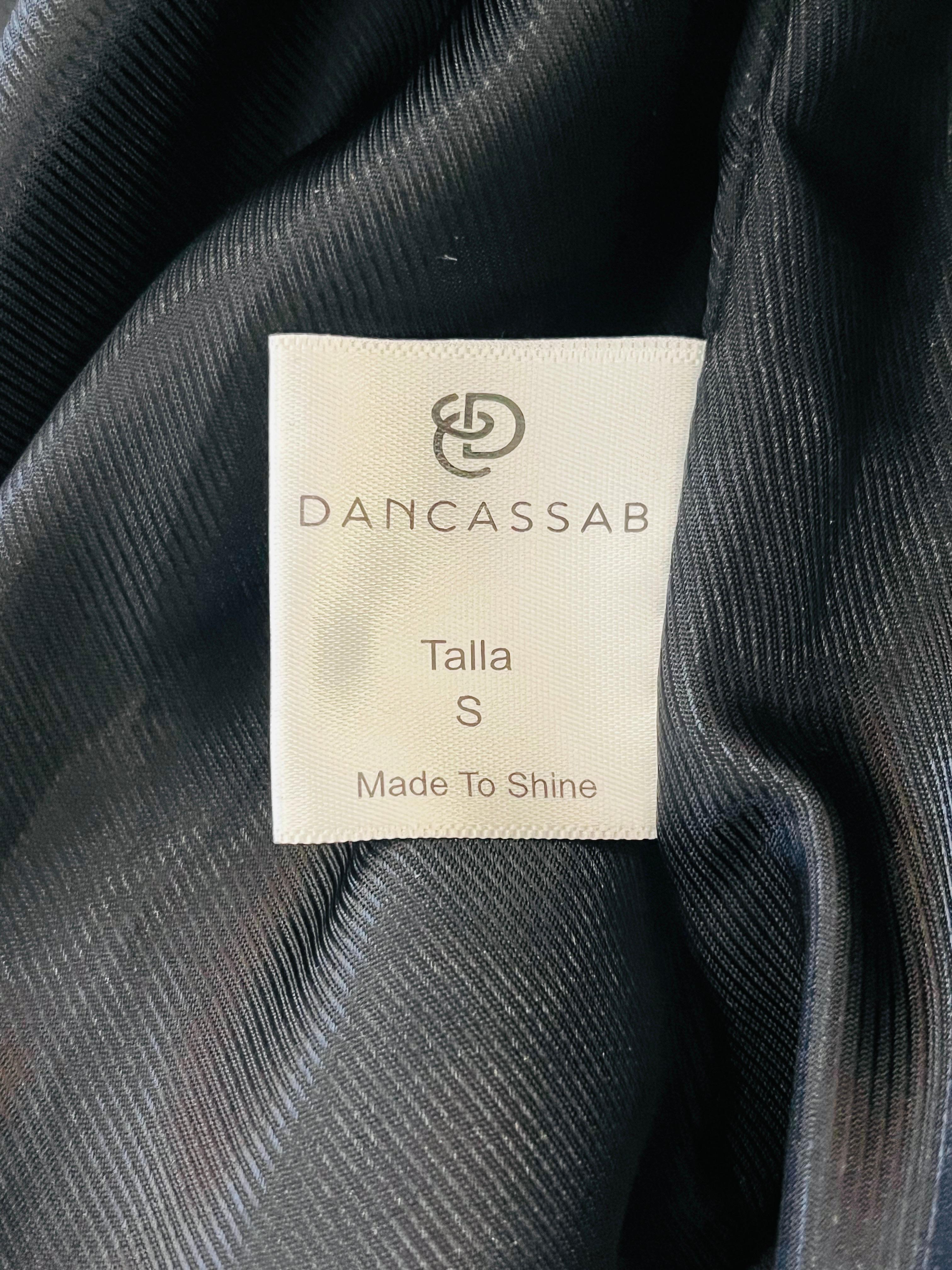 Dancassab Leather Jacket With Tulle Trims Recharged X7 By Yasmin Sewell For Sale 7