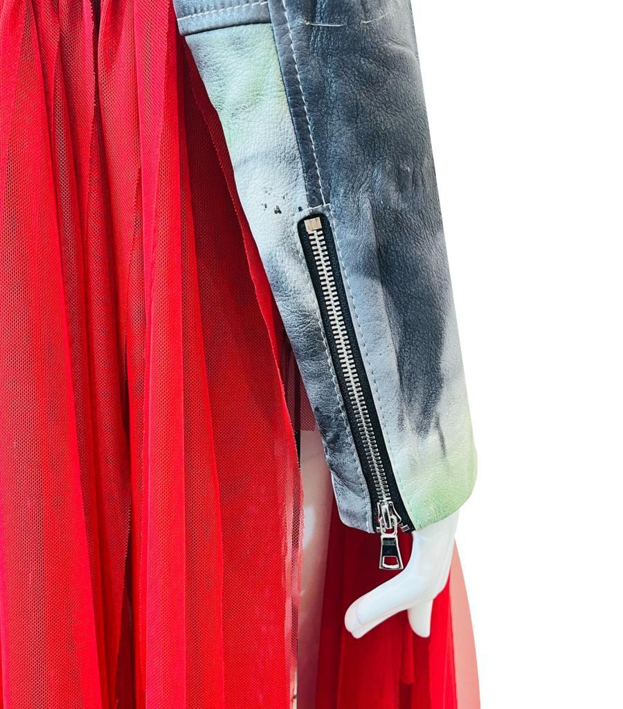 Veste Dancassab avec bordures en tulle recharged X7 par Yasmin Sewell en vente 2