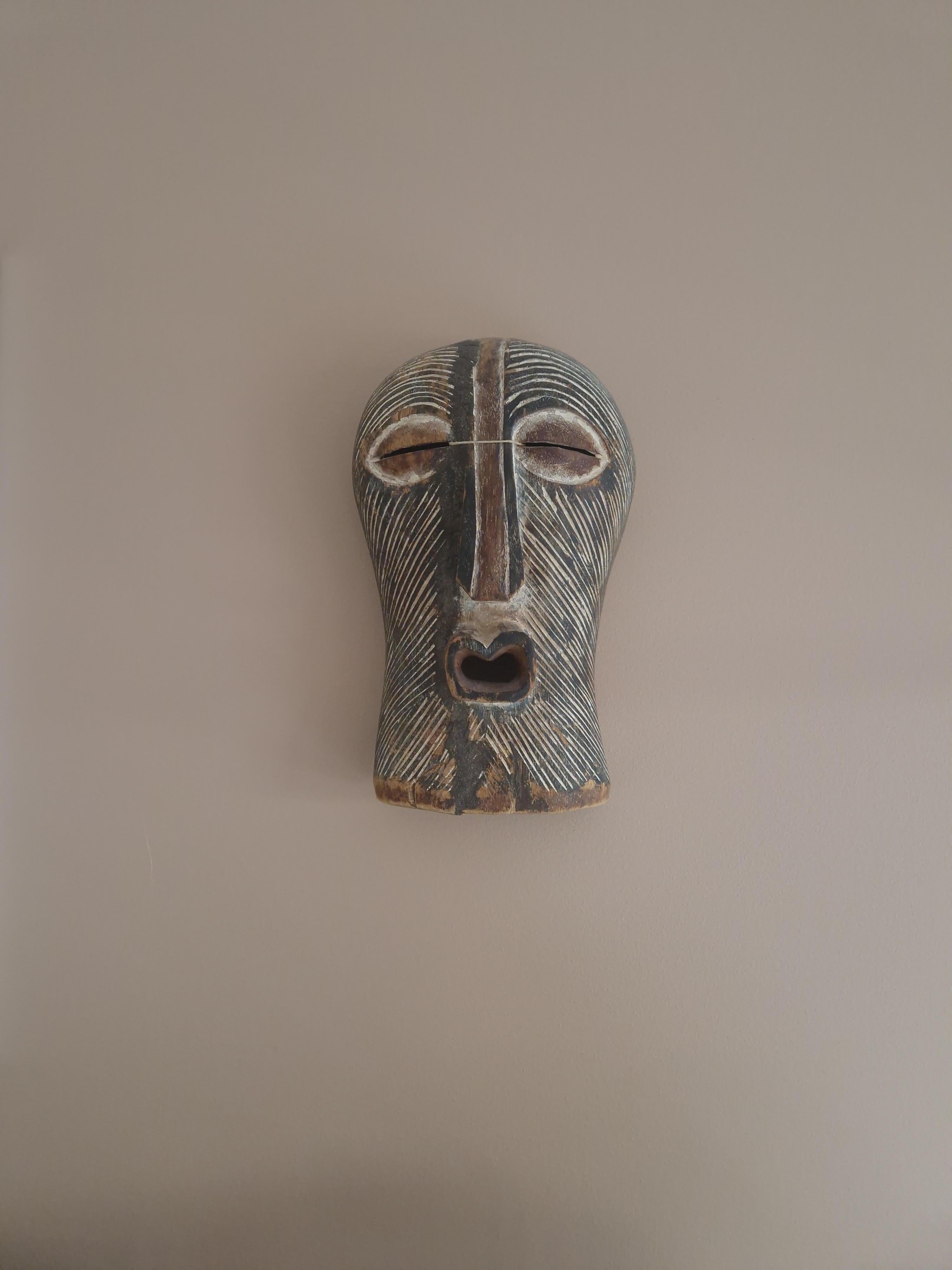 Congolais Masque de danse Kifwebe, Songye, Congo en vente