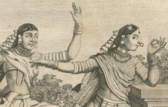 Dance of the Bayadères – Sonnerat Engraving Depicting Indian Temple Dancers 1806