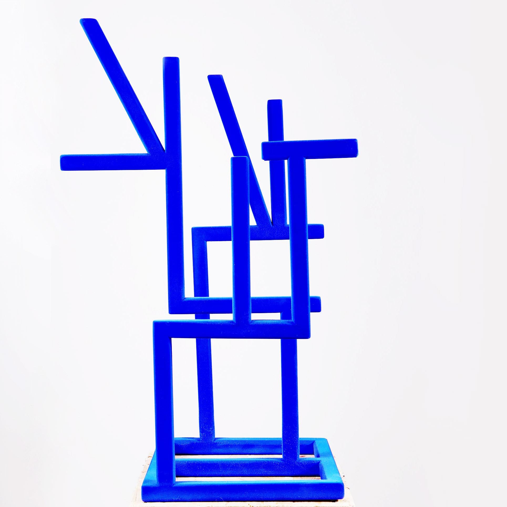 Dance The Blues I & II - Mark Houghton - Flocked Steel  In New Condition For Sale In London, by appointment only