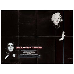 "Dance with a Stranger" 1985 British Quad Film Poster