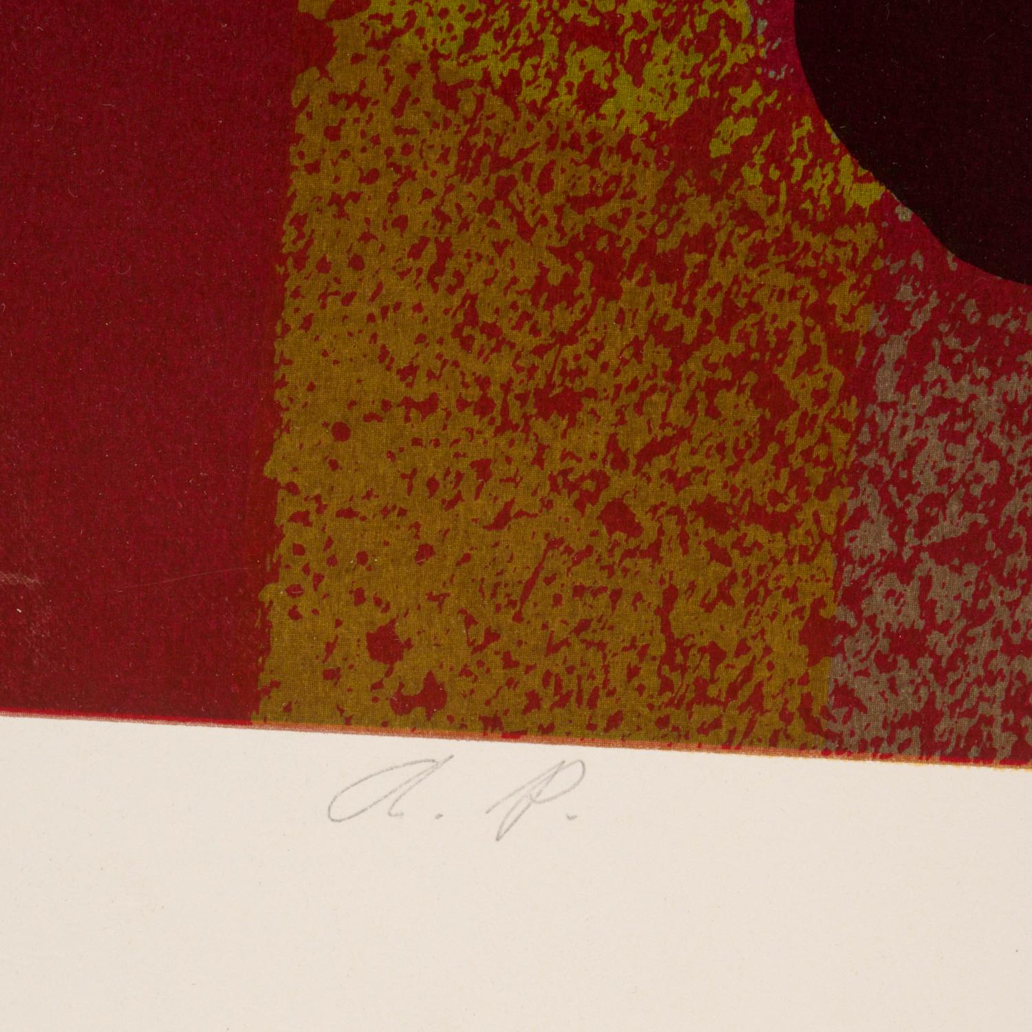 Paint “Dancer” – Artist’s Proof Serigraph by Bertha Vincent Walls, American, 1917–2010 For Sale