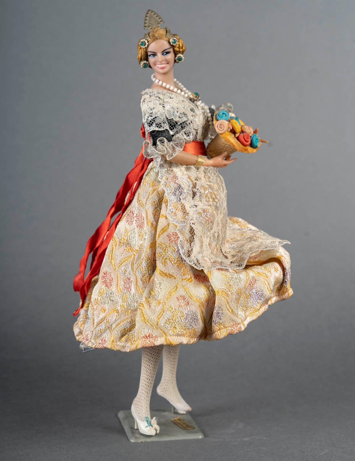 Danseuse, poupée, 1950, espagnol en vente 2