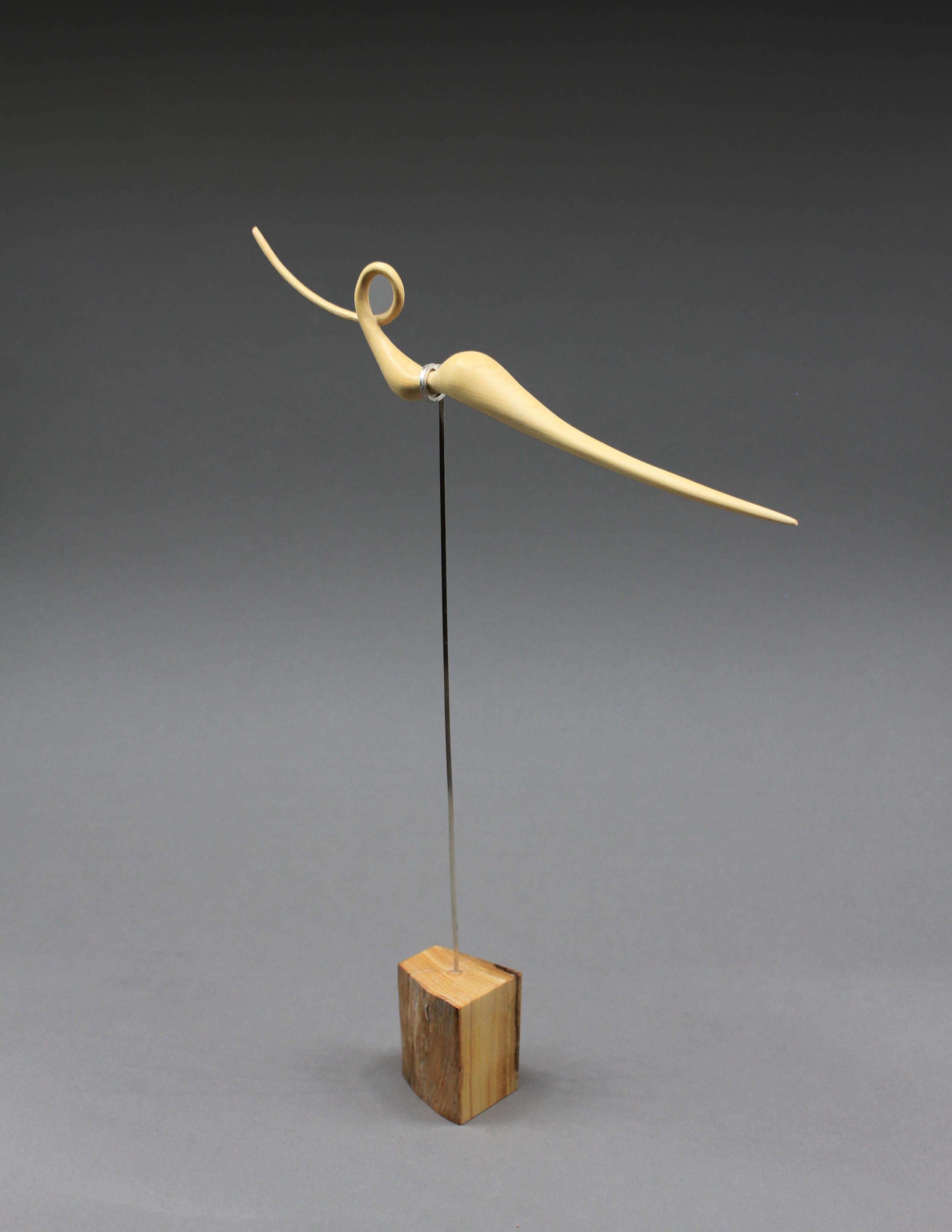 American Dancer II, Wood Sculpture by Nairi Safaryan For Sale