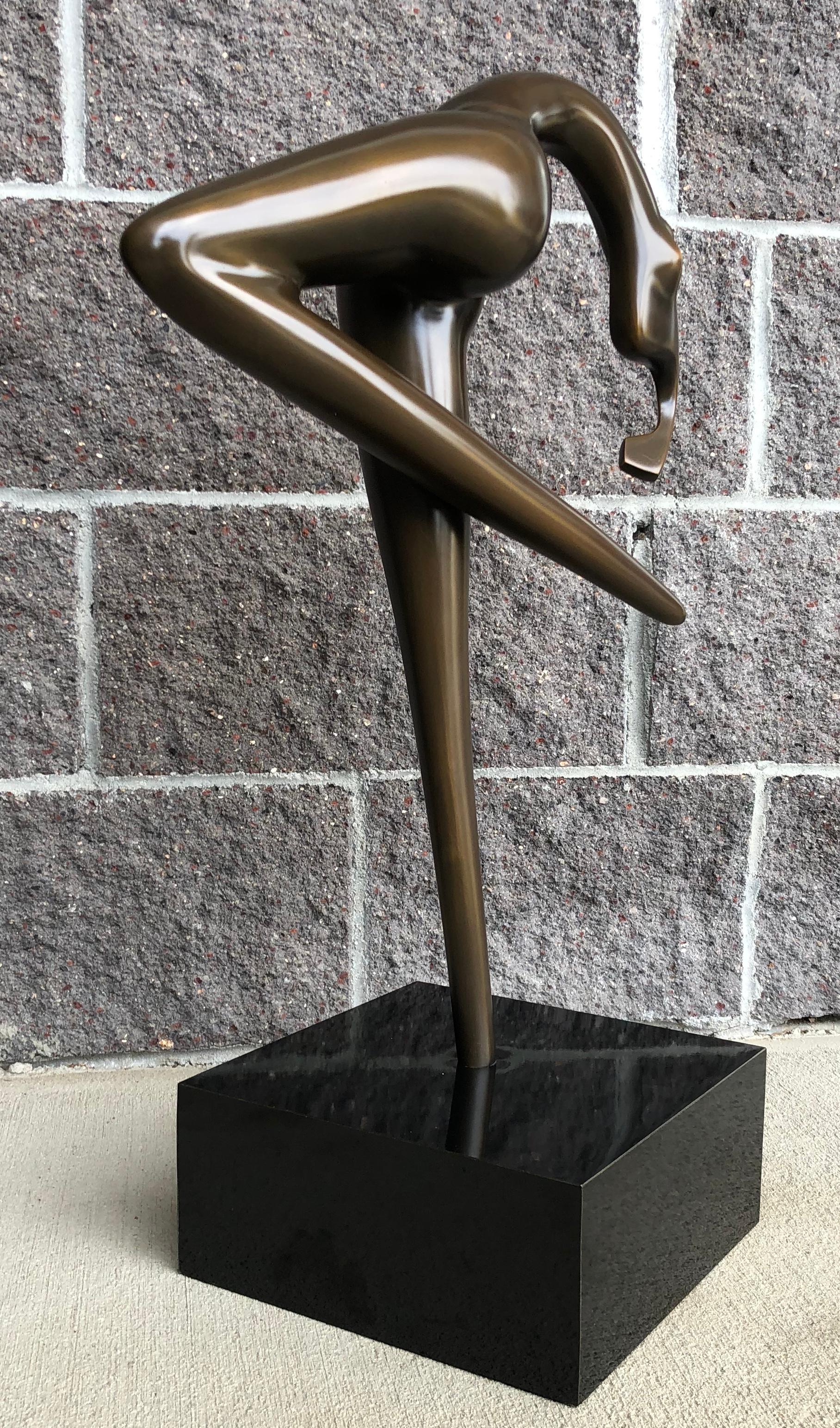 Signed and numbered 5/9, professionally re-patina. 
Itzik Ben Shalom, the man and the artist, is larger than life, an artistic Israeli with a remarkably gentle disposition. Born in Hadera, Israel in 1945, Ben Shalom has had no formal art training,