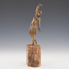 'Dancer of Lebanon' Original Bronze Sculpture by Demetre Chiparus Circa 1925