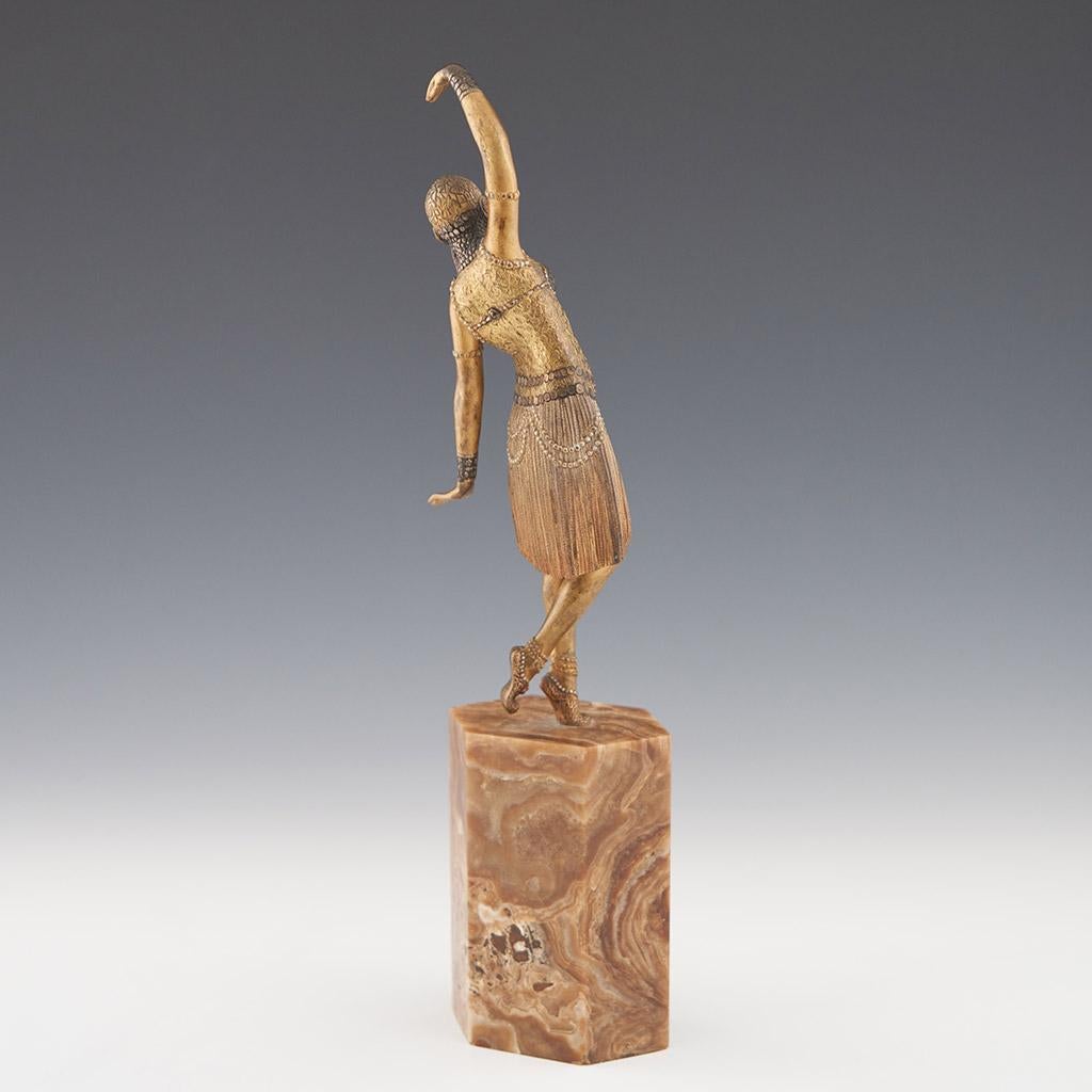 'Dancer of Lebanon' Original Bronze Sculpture by Demetre Chiparus Circa