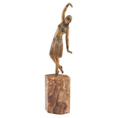 'Dancer of Lebanon' Original Bronze Sculpture by Demetre Chiparus Circa 1925