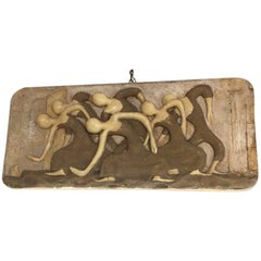 Dancers Resin Wall Sculpture by Finesse Originals, 1980s