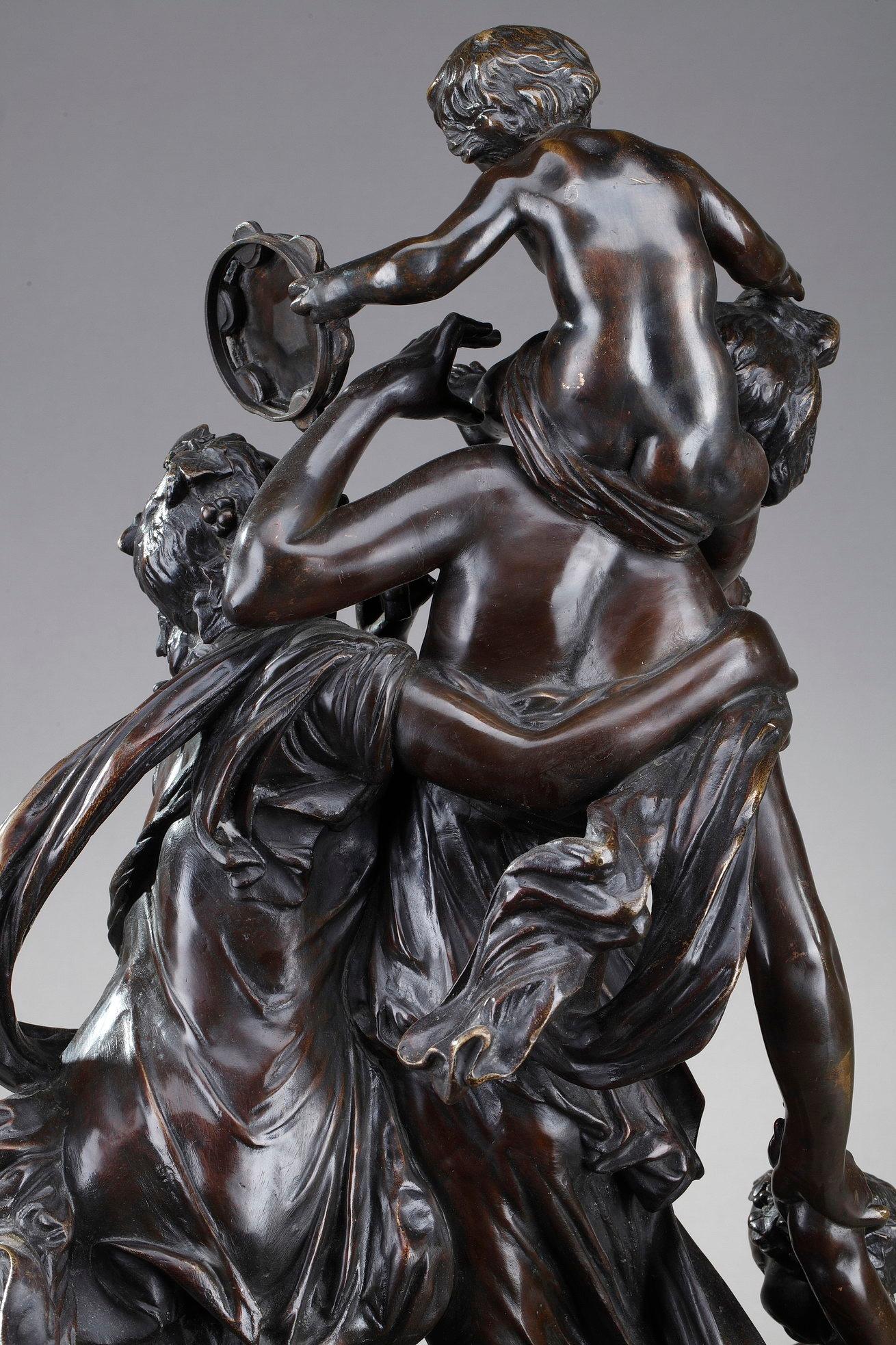 Dancing Bacchantes and Putti after Clodion For Sale 5