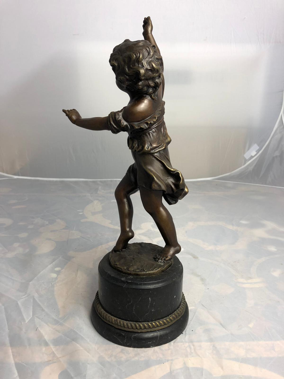 Dancing Child Bronze, 20th Century In Good Condition For Sale In London, GB