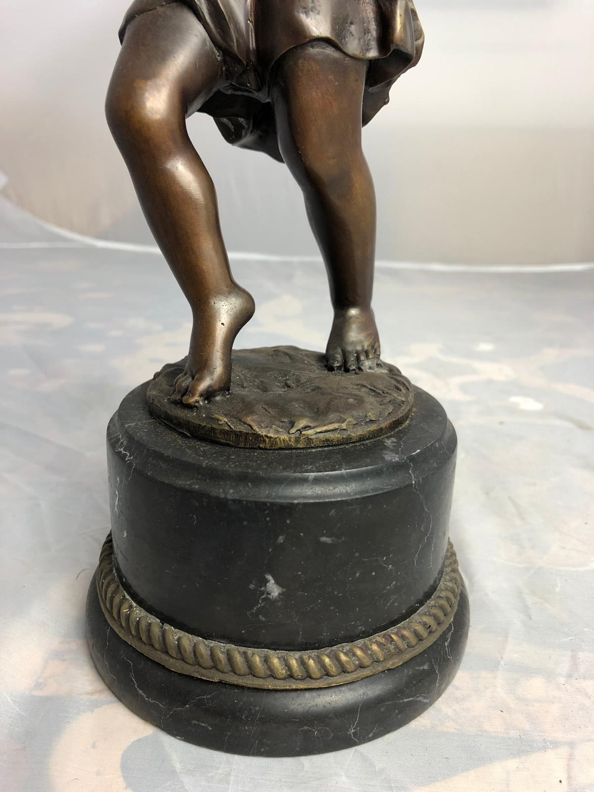 Dancing Child Bronze, 20th Century For Sale 3