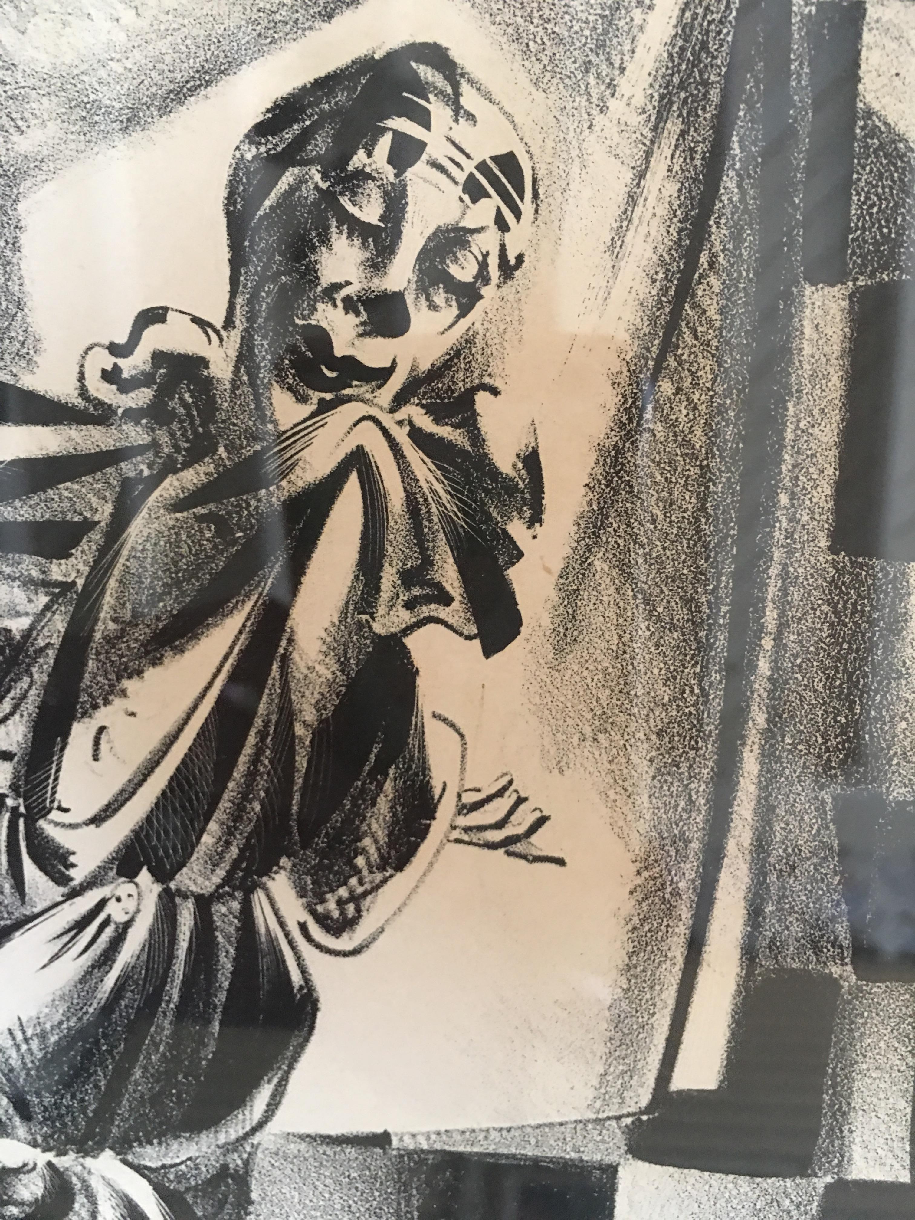 clown disegno stilizzato
