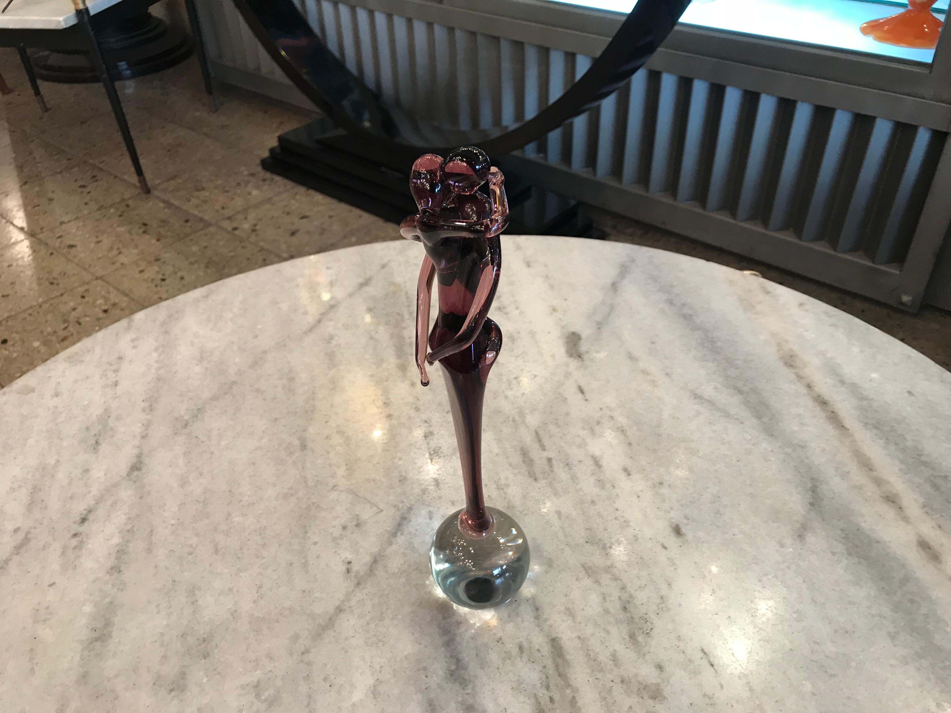 Coppia di ballerini a Murano, 1930, italiano in vendita 3