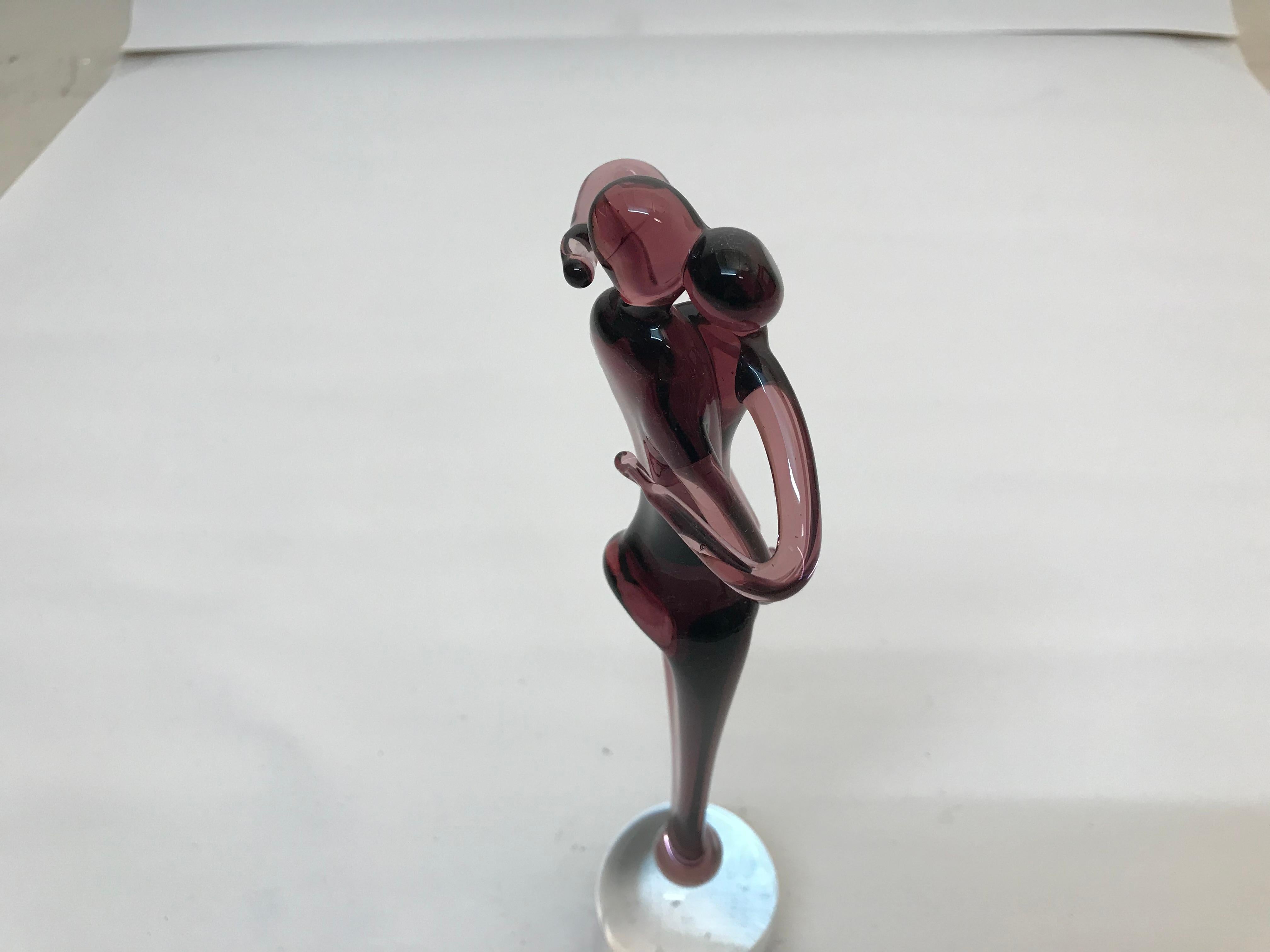 Dancing Couple in Murano, 1930, Italian For Sale 2