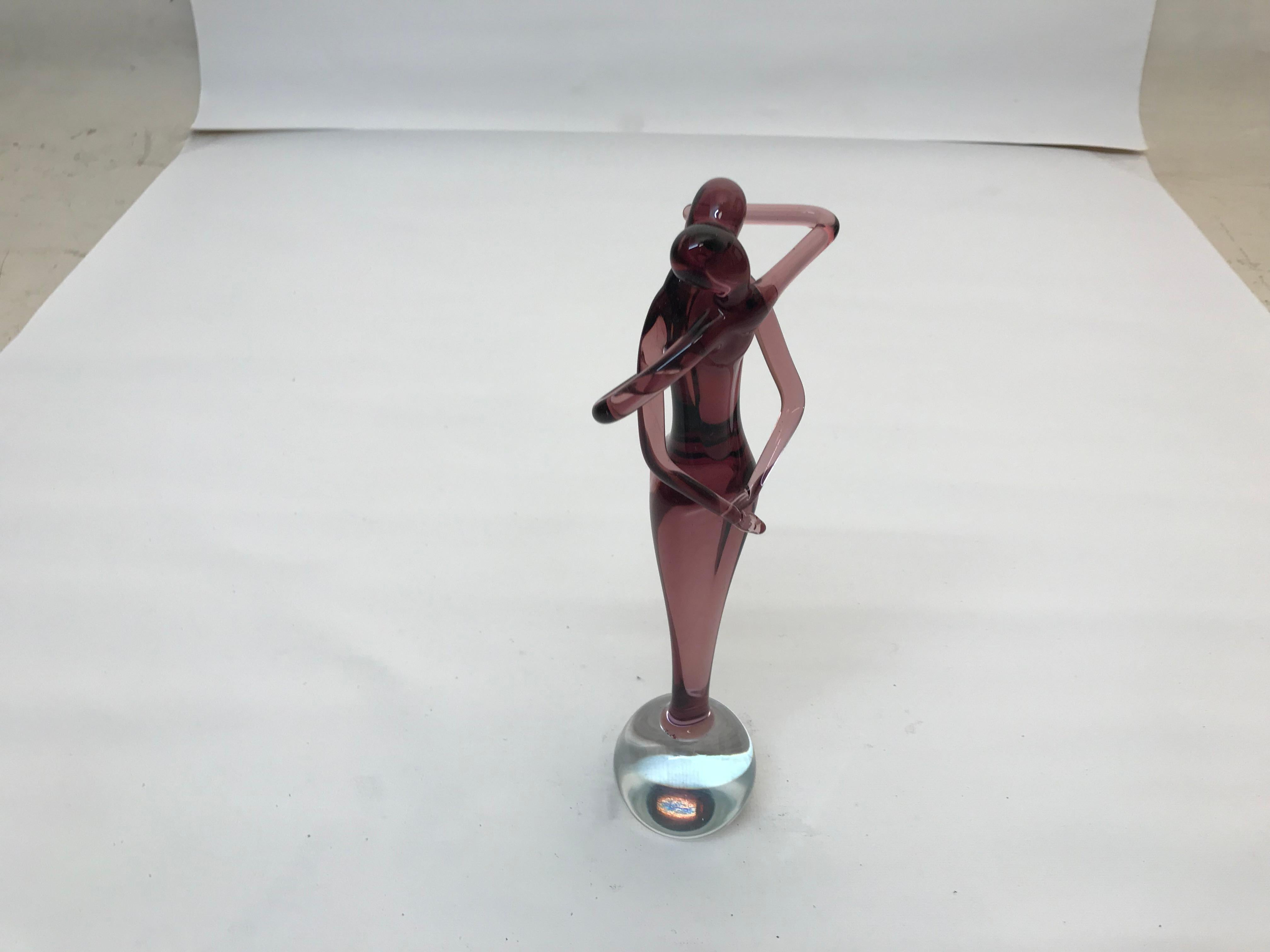 Metà XX secolo Coppia di ballerini a Murano, 1930, italiano in vendita
