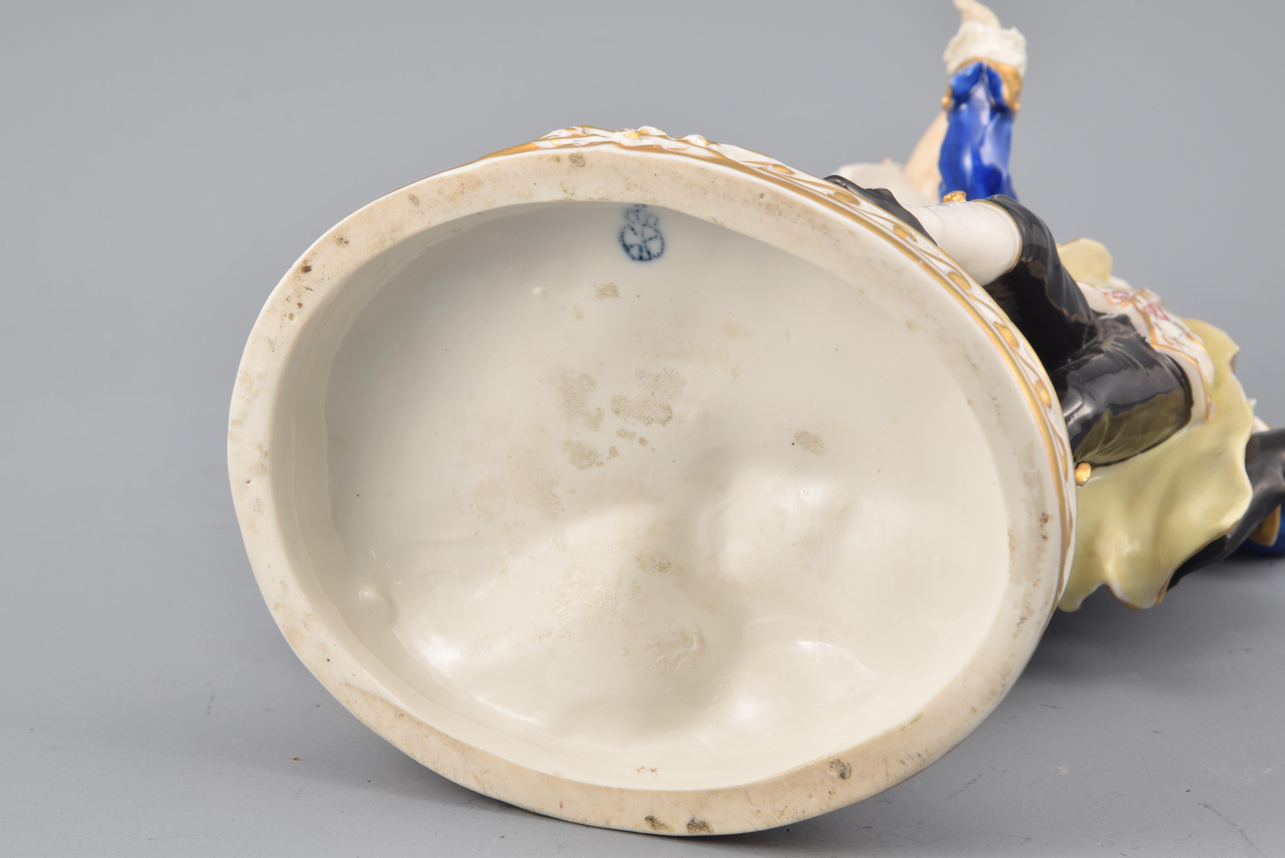 Dancing Couple, Porcelain, Höchst, Germany, 19th Century 4