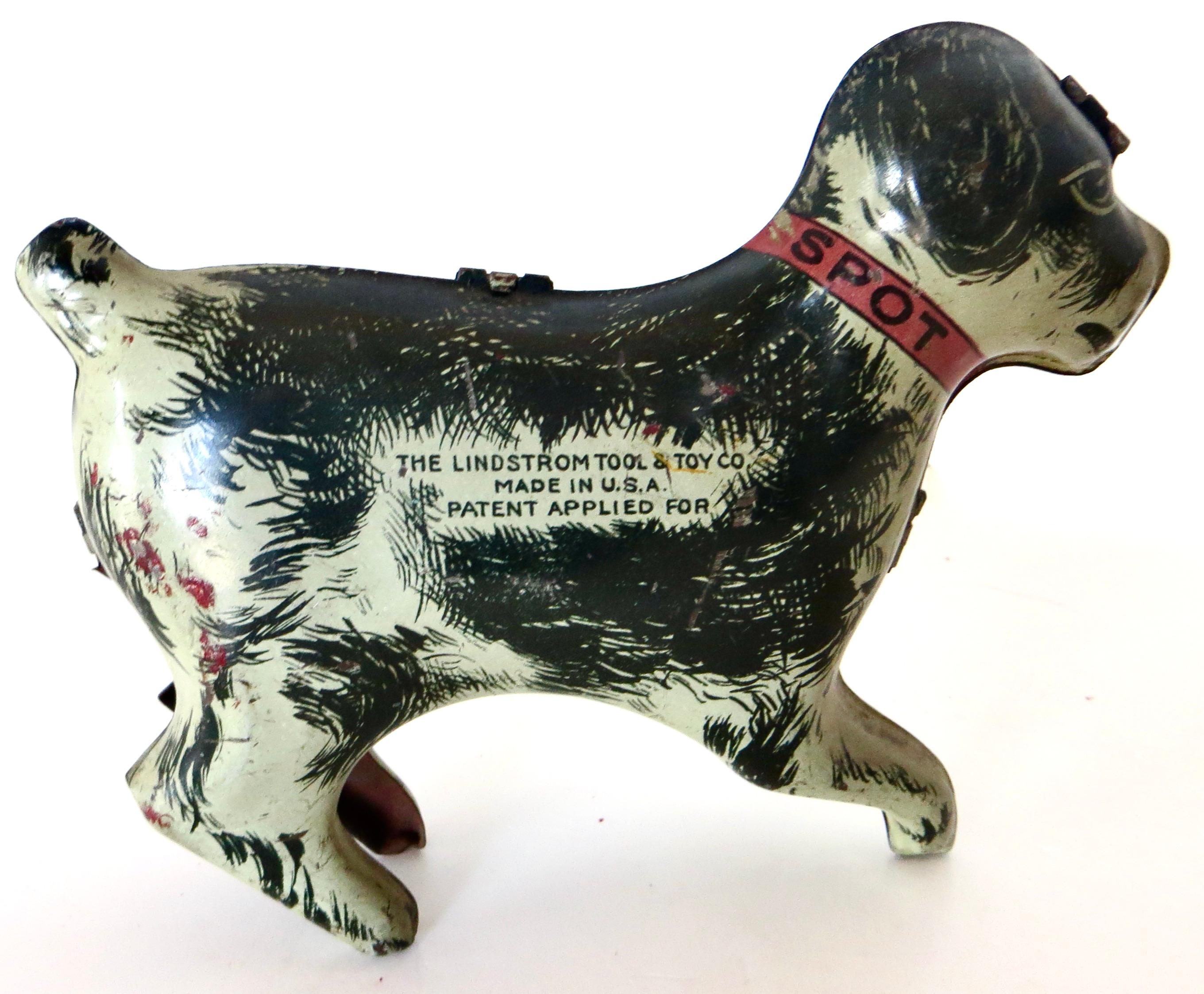 Artisanat Jouet à remontoir vintage « Dancing Dog ». Américain, vers 1925 en vente