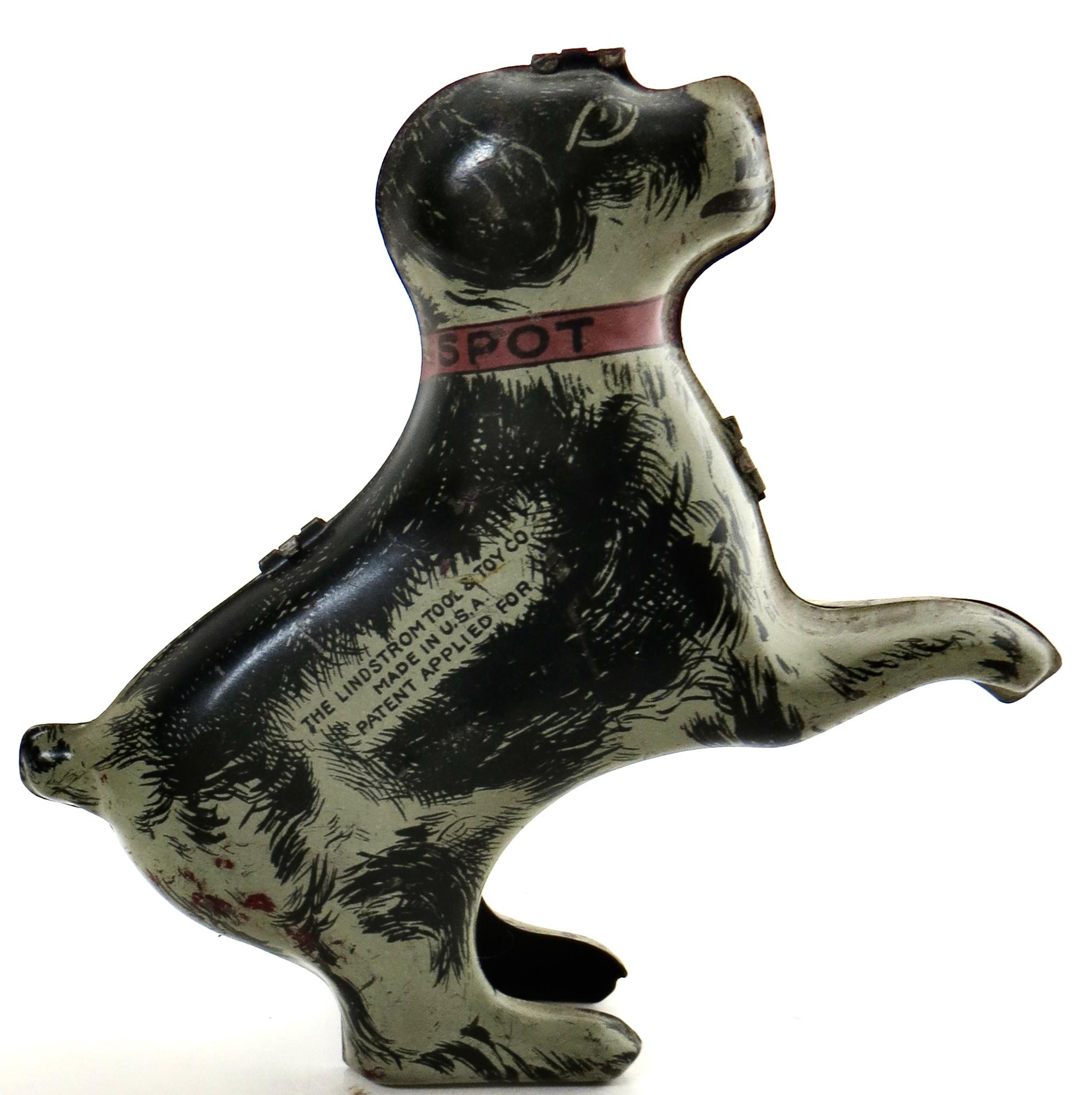 Jouet à remontoir vintage « Dancing Dog ». Américain, vers 1925 en vente 2
