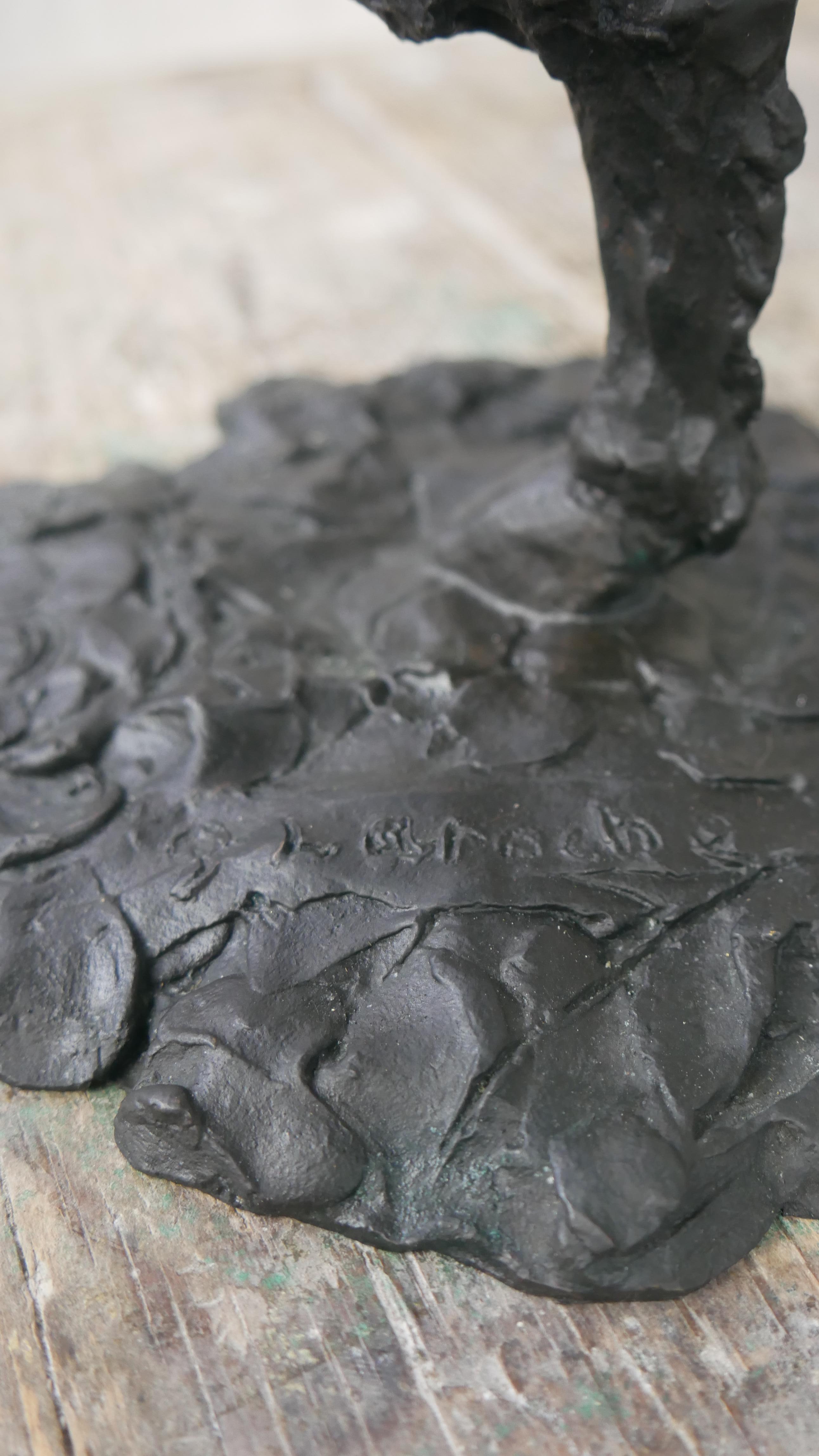 Moderno Portacandele Dancing Faun in bronzo di Patrick Laroche in vendita