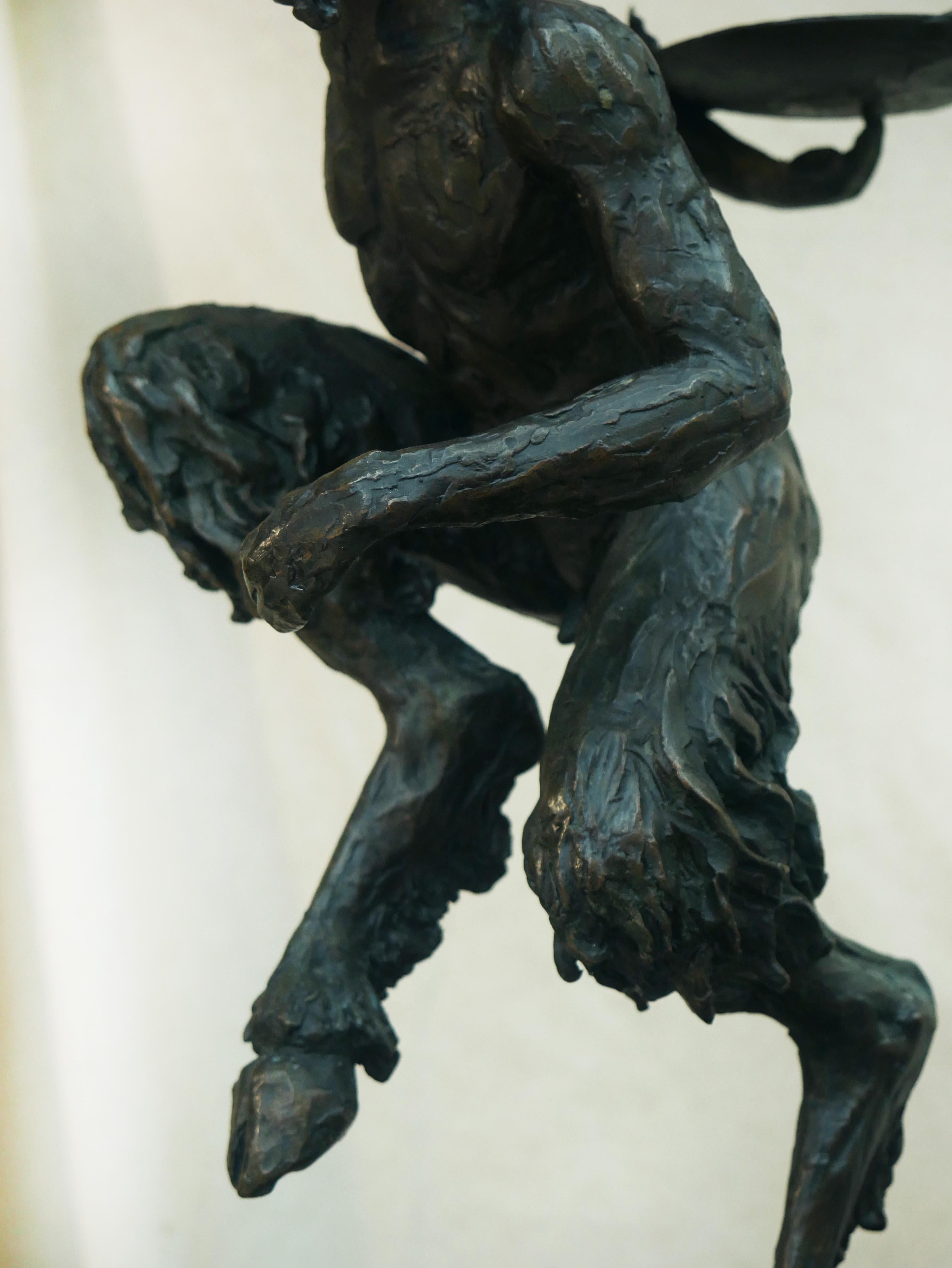 Portacandele Dancing Faun in bronzo di Patrick Laroche In condizioni Nuovo in vendita a Paris, FR