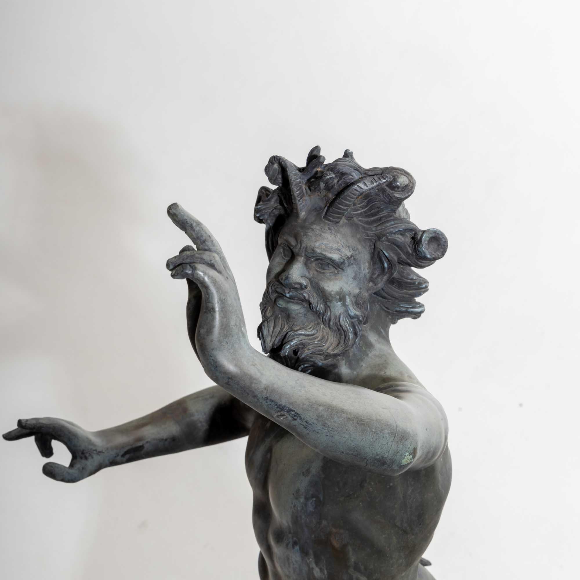 Dancing Faun from Pompeii, Italy, probably late 19th Century For Sale 3