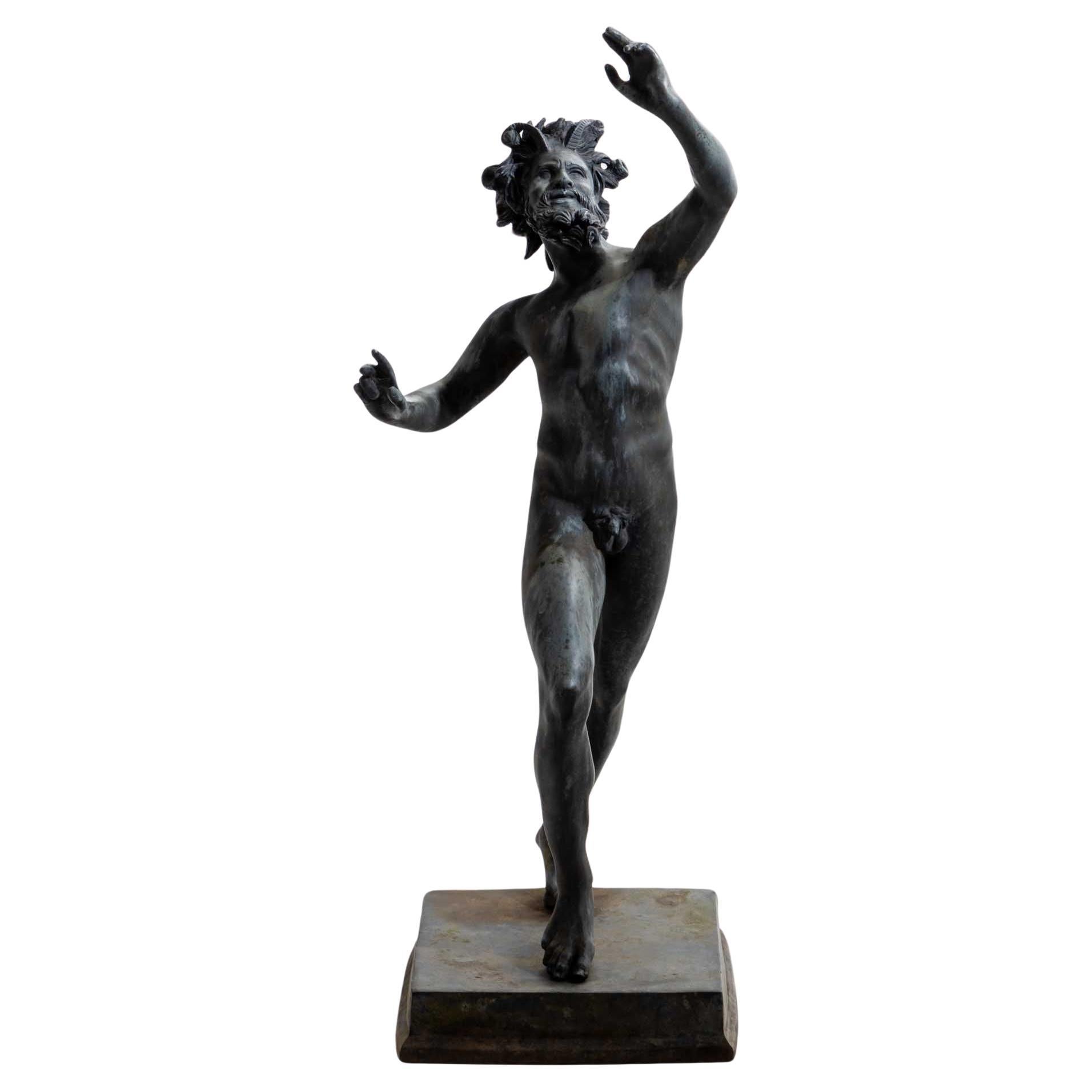 Dancing Faun from Pompeii, Italy, probably late 19th Century For Sale