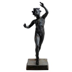 Antique Dancing Faun from Pompeii, Italy, probably late 19th Century
